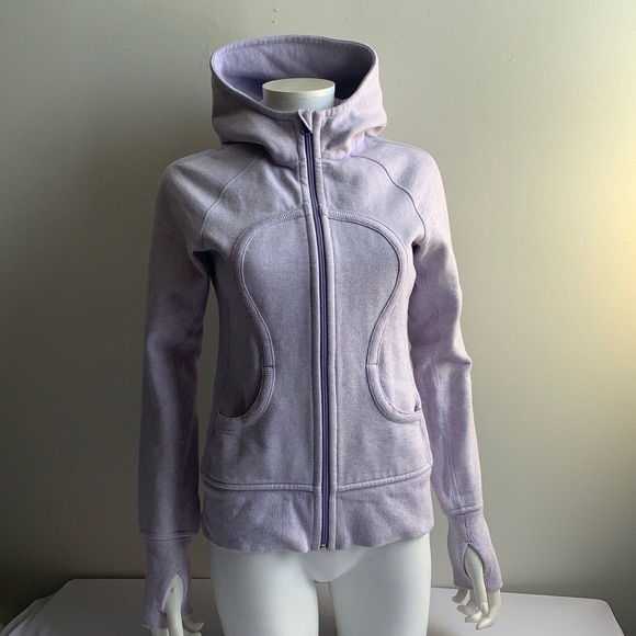 Light Purple Lululemon Scuba Hoodie Sz 4 - Picture 1 of 12